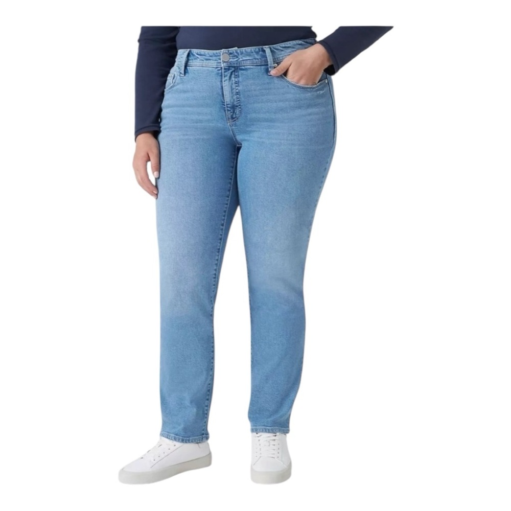 NWOT Seven 7 Women's Size 28 Mid-Rise Straight Jeans